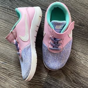 Toddler Girl Nike Sneakers - Pink/Purple/Mint